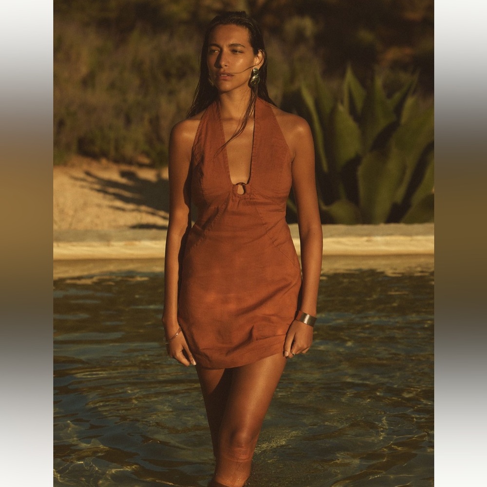 Maeve Halter Mini Dress